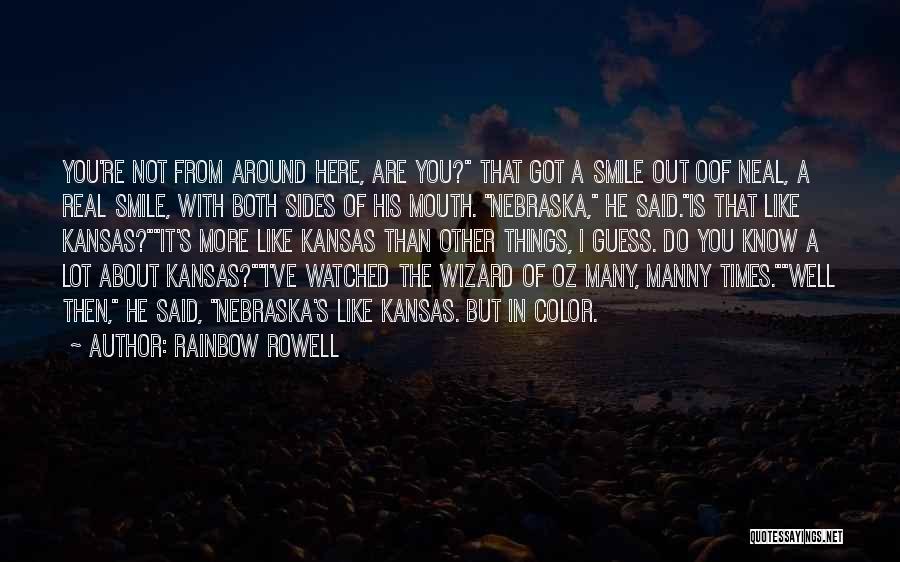 Kansas From Wizard Of Oz Quotes By Rainbow Rowell