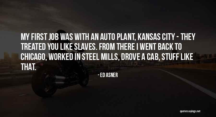 Kansas Quotes By Ed Asner