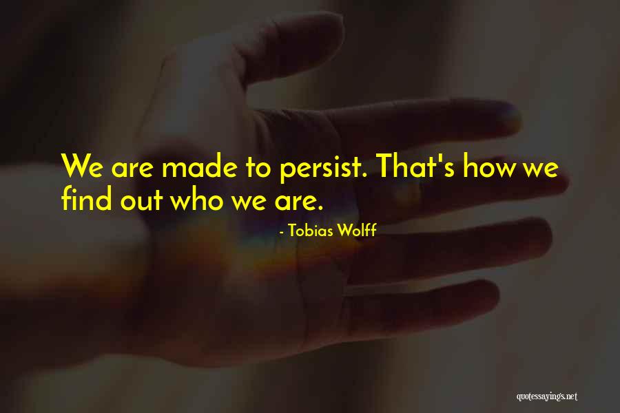 Kant Groundwork Quotes By Tobias Wolff