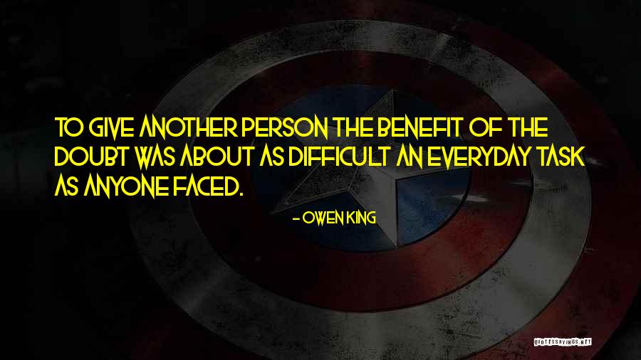 Kanury Md Quotes By Owen King