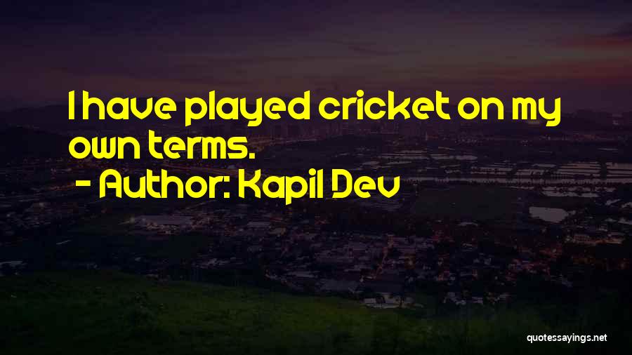 Kapil Dev Quotes 1447573