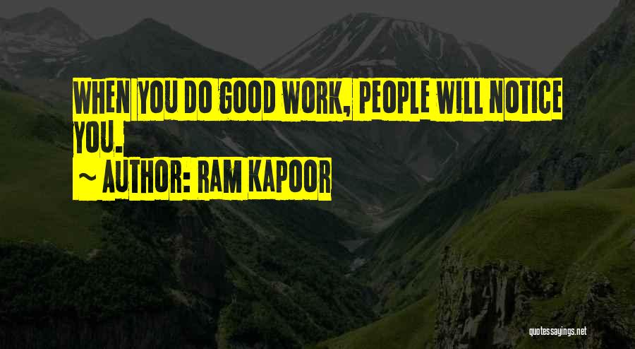 Kapoor Quotes By Ram Kapoor