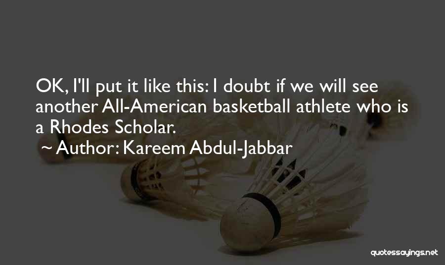 Kareem Abdul-Jabbar Quotes 941124