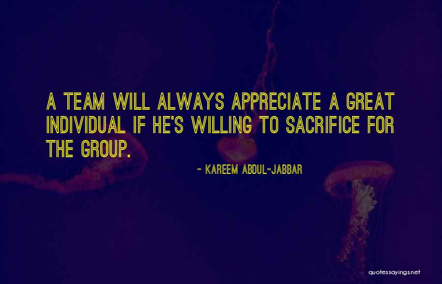 Kareem Abdul Jabbar Team Quotes By Kareem Abdul-Jabbar