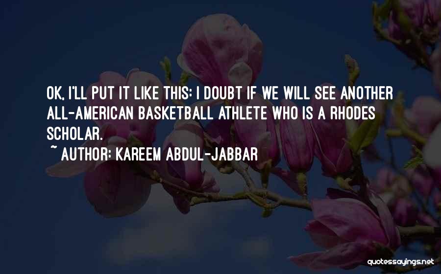 Kareem Abdul Quotes By Kareem Abdul-Jabbar