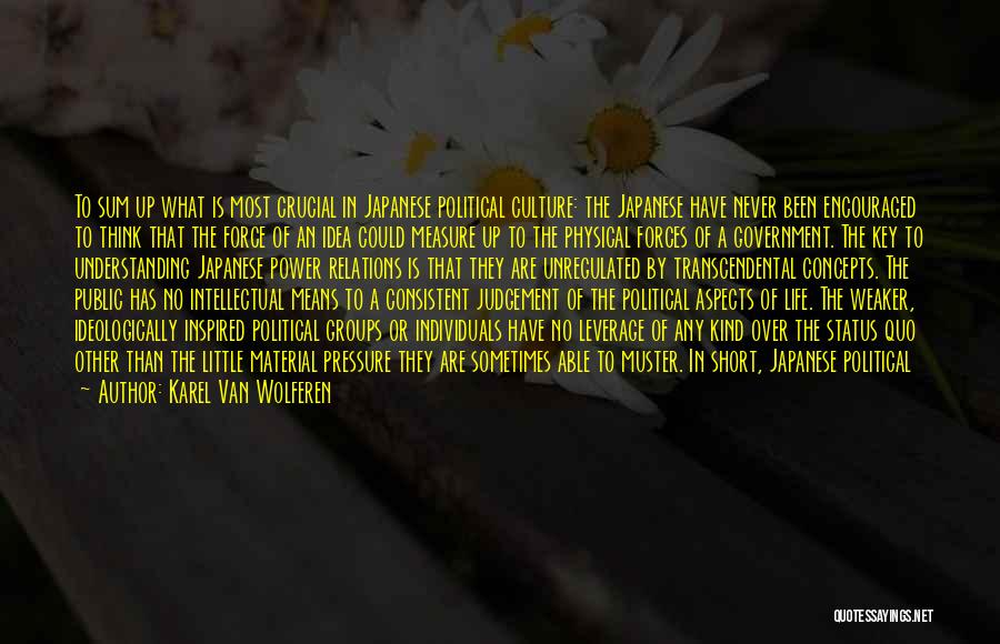 Karel Van Wolferen Quotes 923353