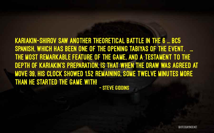 Kariakin Quotes By Steve Giddins Kariakin Quotes By Steve Giddins