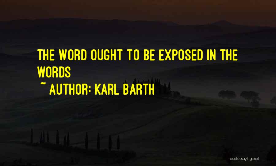 Karl Barth Quotes 841194