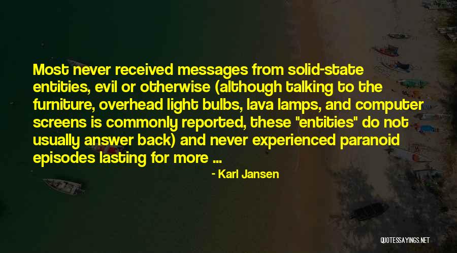 Karl Jansen Quotes 1175111