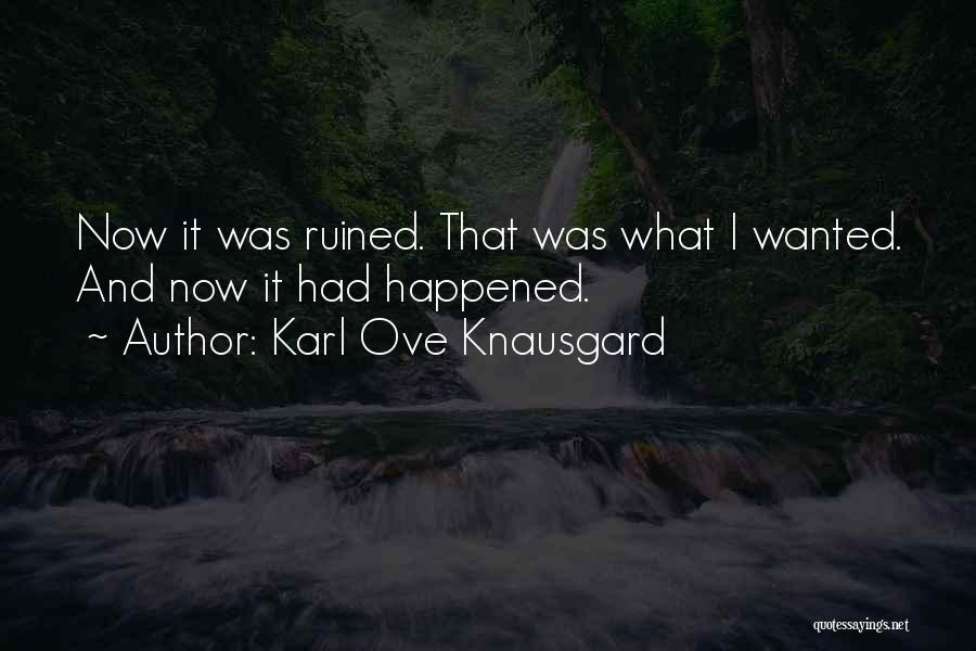 Karl Ove Knausgard Quotes 868201