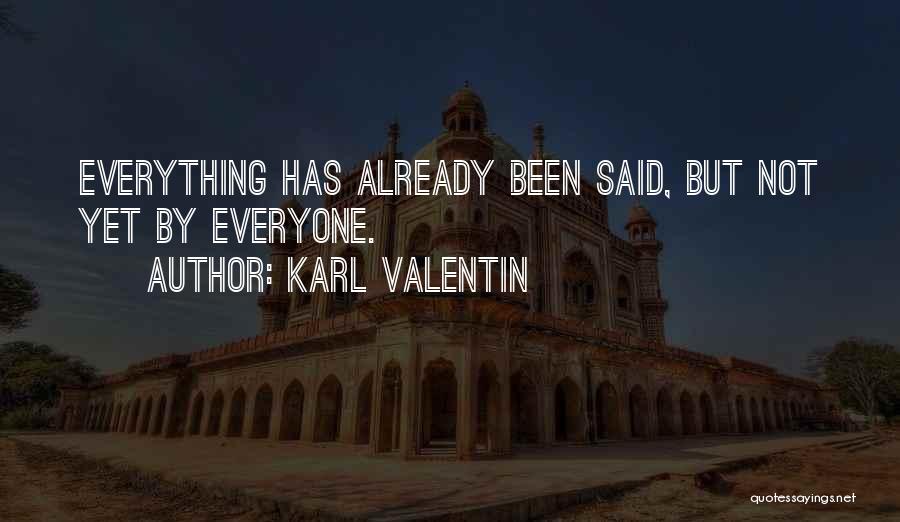 Karl Valentin Quotes 653794