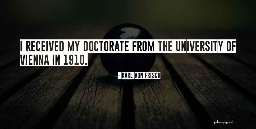 Karl Von Frisch Quotes 923654 Karl Von Frisch Quotes 923654