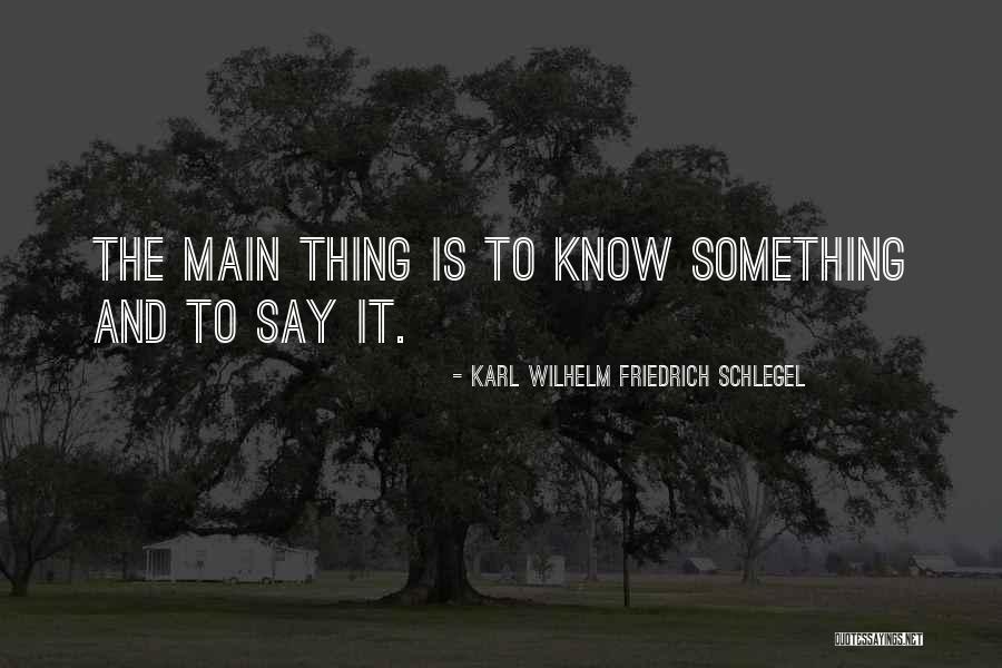 Karl Wilhelm Friedrich Schlegel Quotes 539019