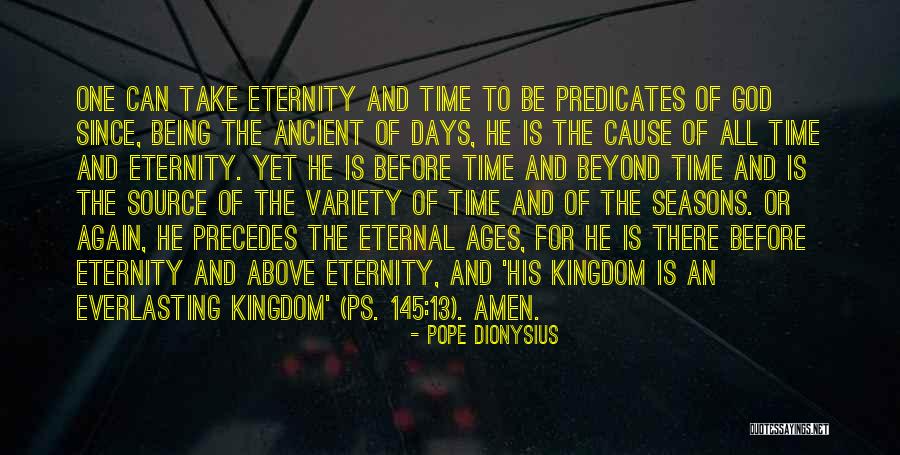 Karlstein Plantation Quotes By Pope Dionysius Karlstein Plantation Quotes By Pope Dionysius