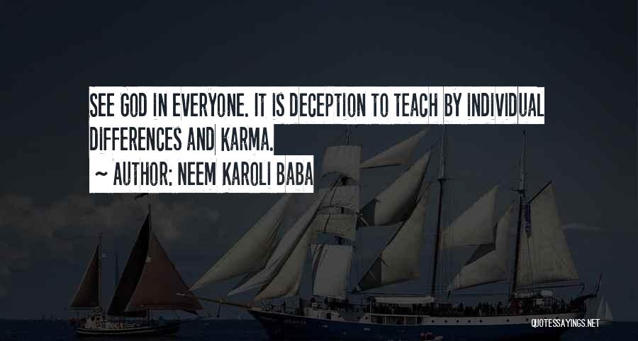 Karma And God Quotes By Neem Karoli Baba