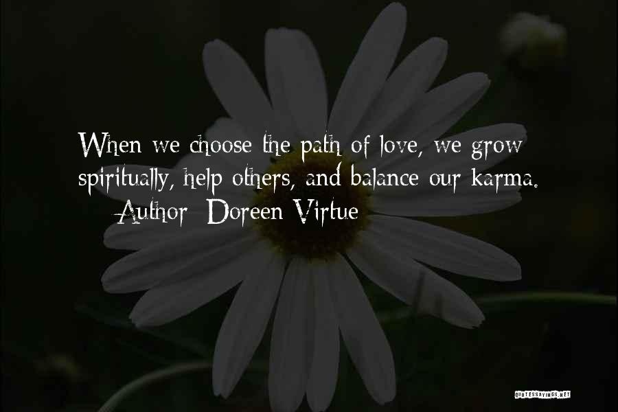Karma And Love Quotes By Doreen Virtue