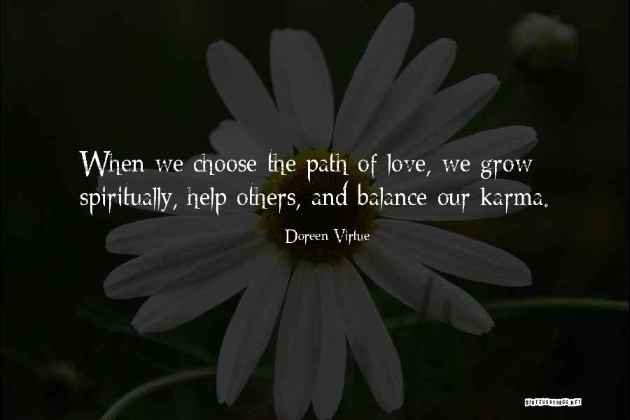 Karma And Love Quotes By Doreen Virtue