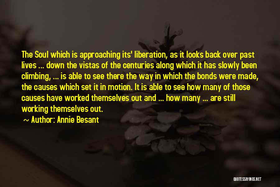 Karma Comes Back Quotes By Annie Besant