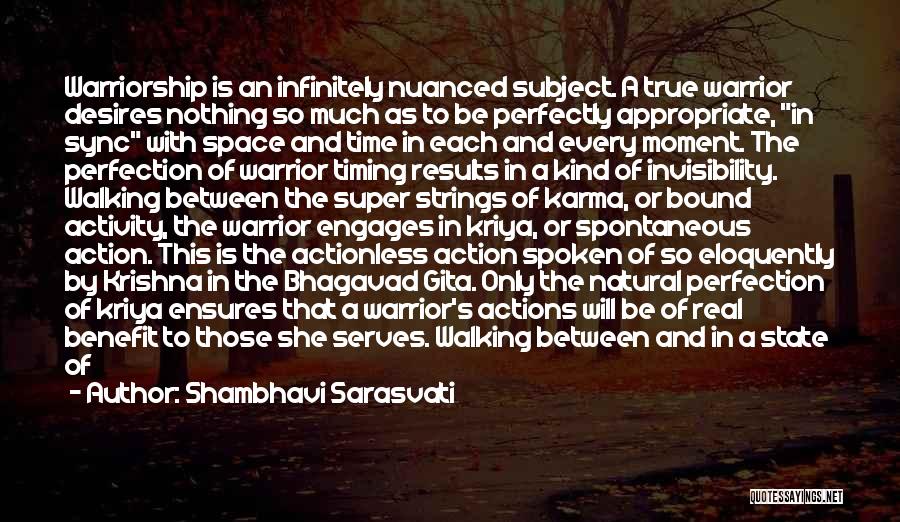 Karma From Bhagavad Gita Quotes By Shambhavi Sarasvati