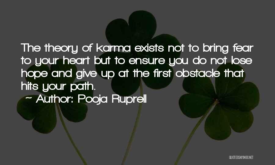 Karma Hits You Quotes By Pooja Ruprell