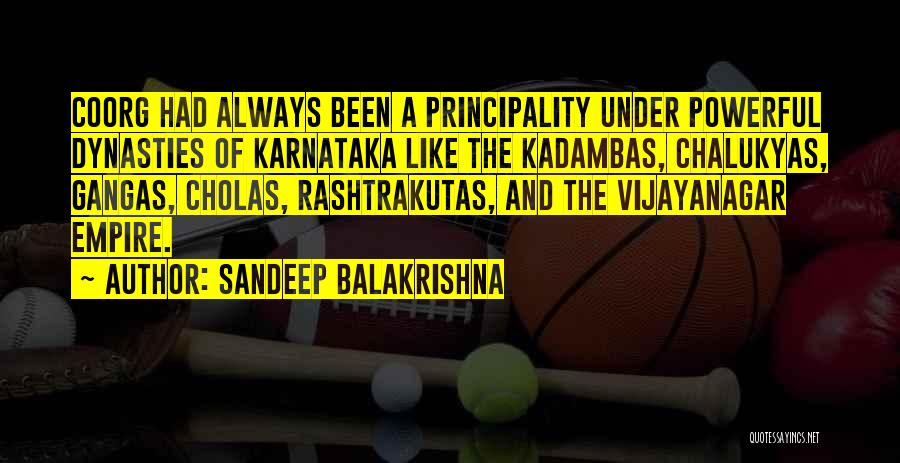 Karnataka Quotes By Sandeep Balakrishna