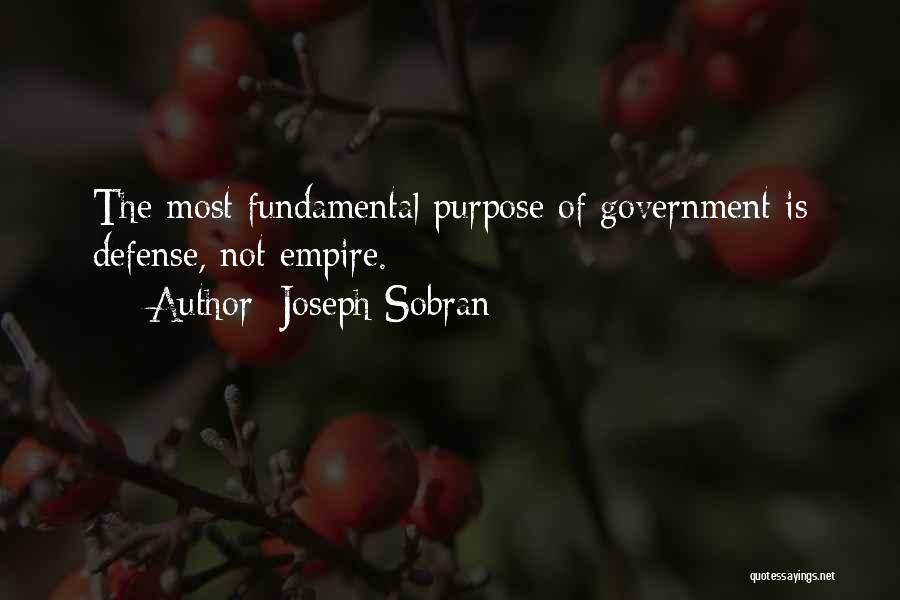 Karsivan Quotes By Joseph Sobran