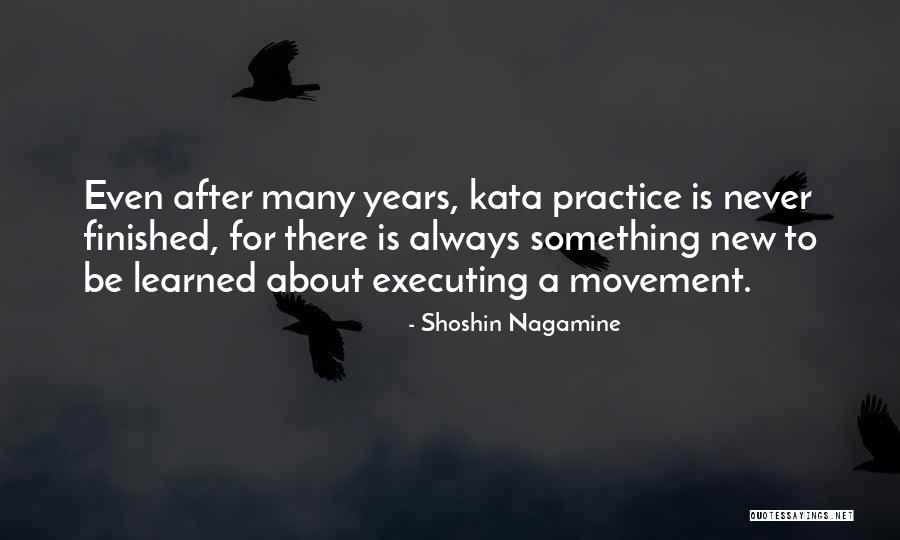 Kata Quotes By Shoshin Nagamine