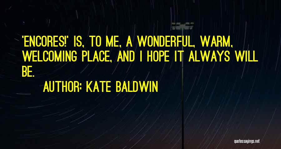 Kate Baldwin Quotes 1665062