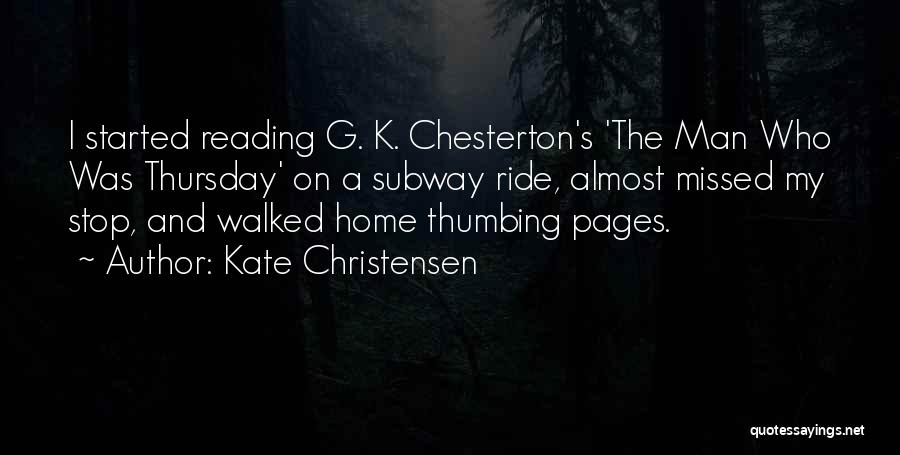 Kate Christensen Quotes 1430674