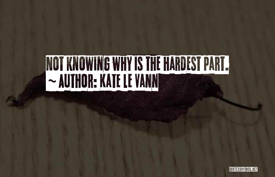 Kate Le Vann Quotes 1908064