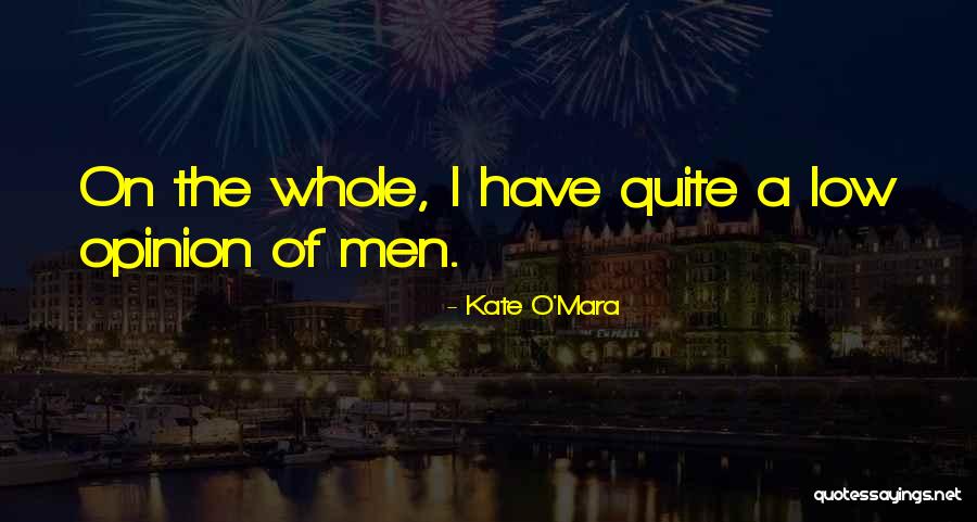 Kate O'Mara Quotes 180129