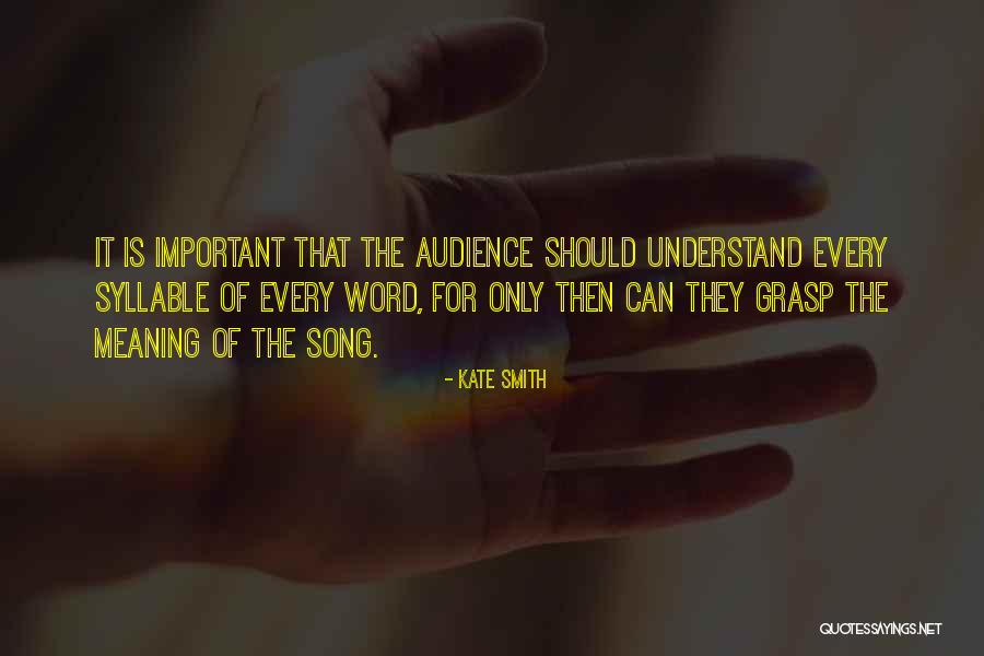 Kate Smith Quotes 1087502 Kate Smith Quotes 1087502