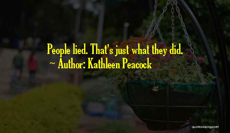 Kathleen Peacock Quotes 817943