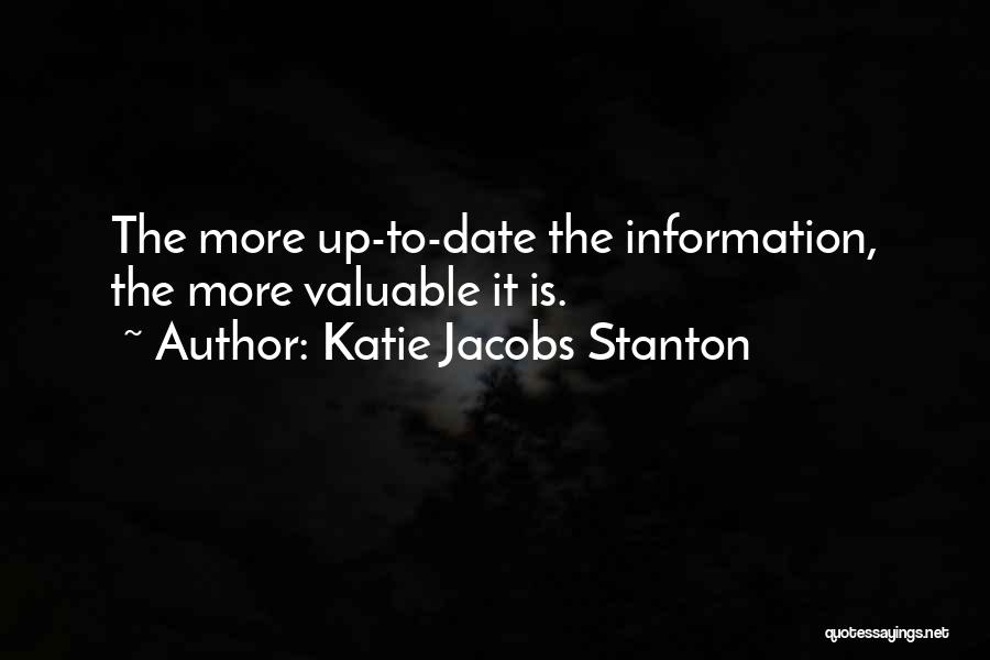 Katie Jacobs Stanton Quotes 394206