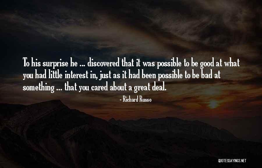 Katranis Quotes By Richard Russo Katranis Quotes By Richard Russo