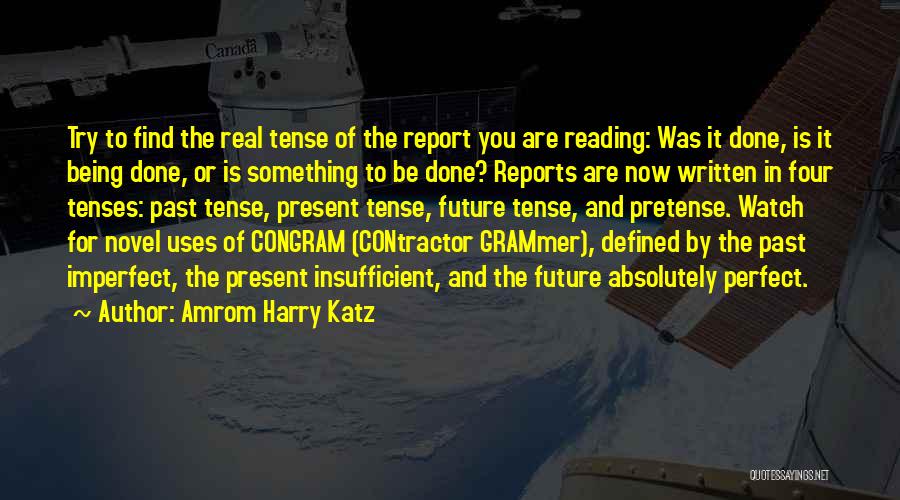 Katz Quotes By Amrom Harry Katz