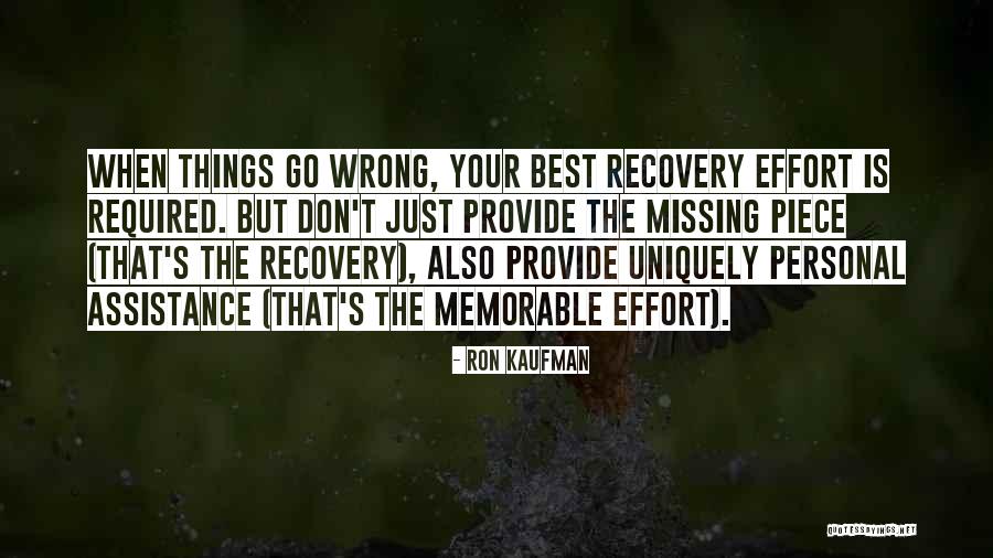 Kaufman Quotes By Ron Kaufman