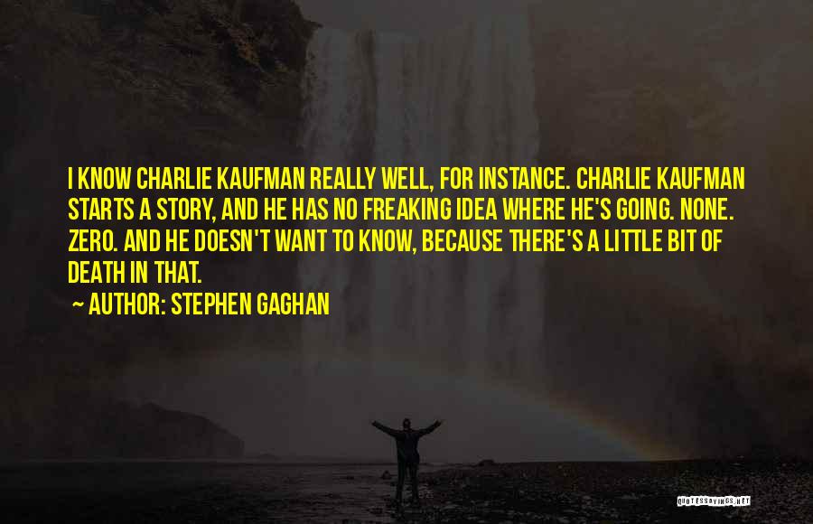 Kaufman Quotes By Stephen Gaghan