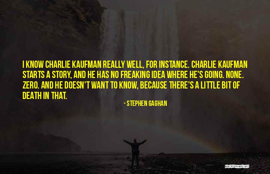 Kaufman Quotes By Stephen Gaghan