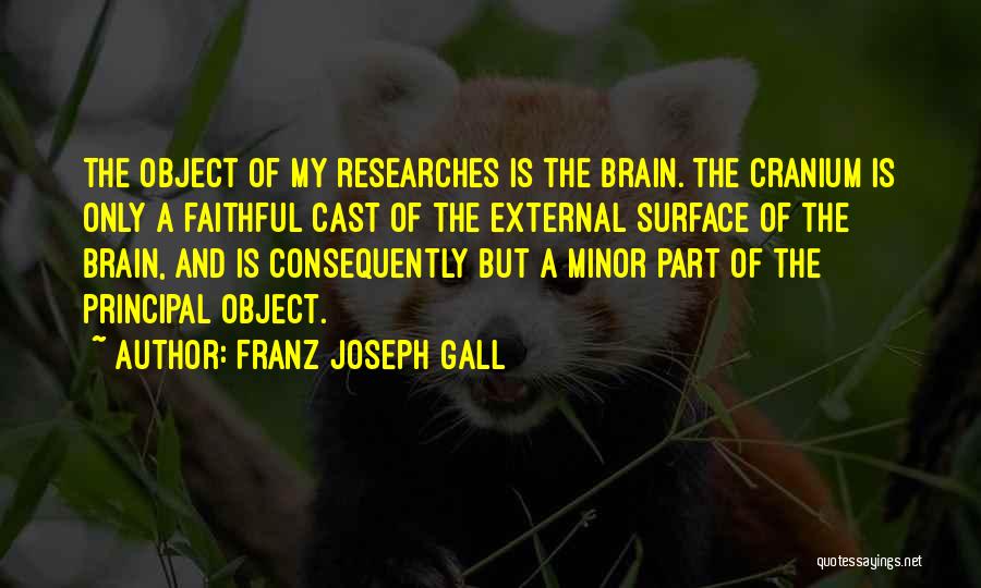Kaulbach Funeral Home Quotes By Franz Joseph Gall