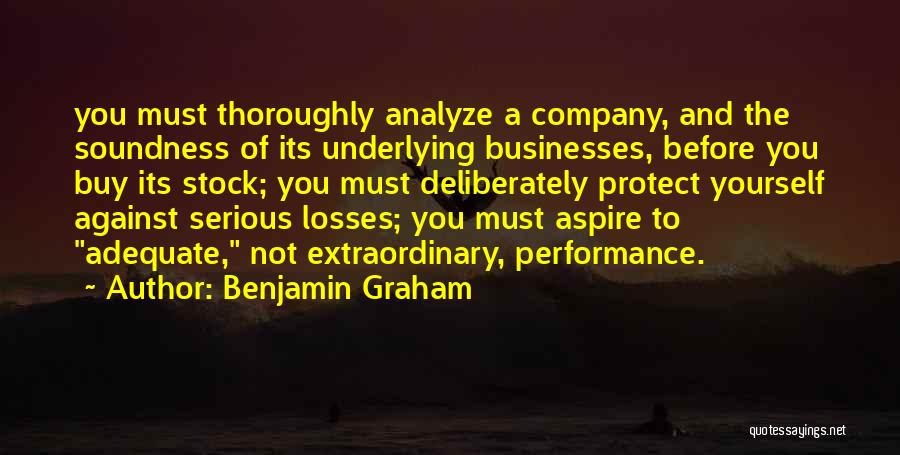 Kaunis Iron Quotes By Benjamin Graham