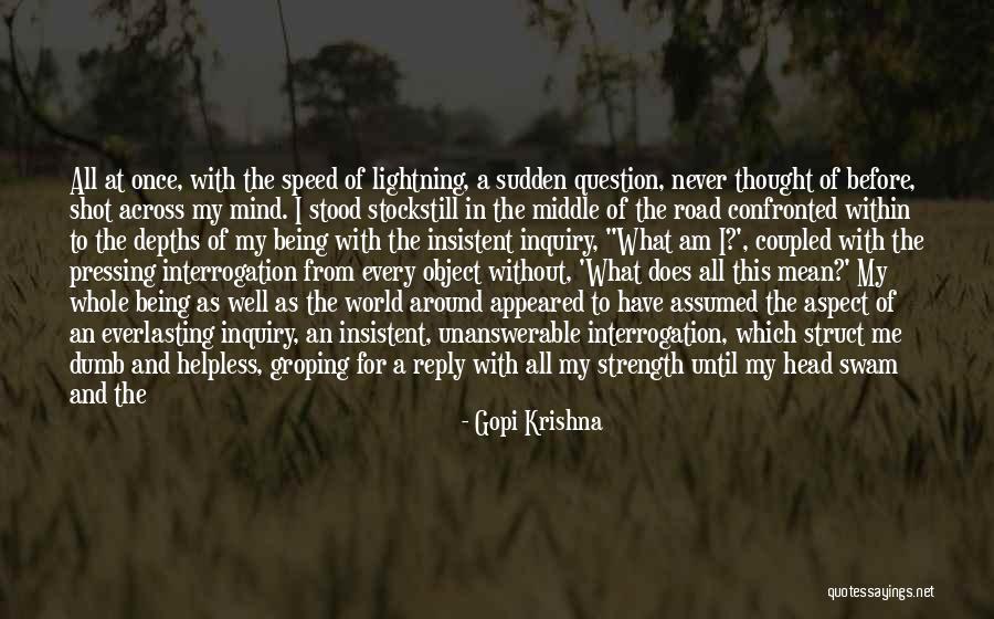 Kayaker Swallowed Quotes By Gopi Krishna Kayaker Swallowed Quotes By Gopi Krishna