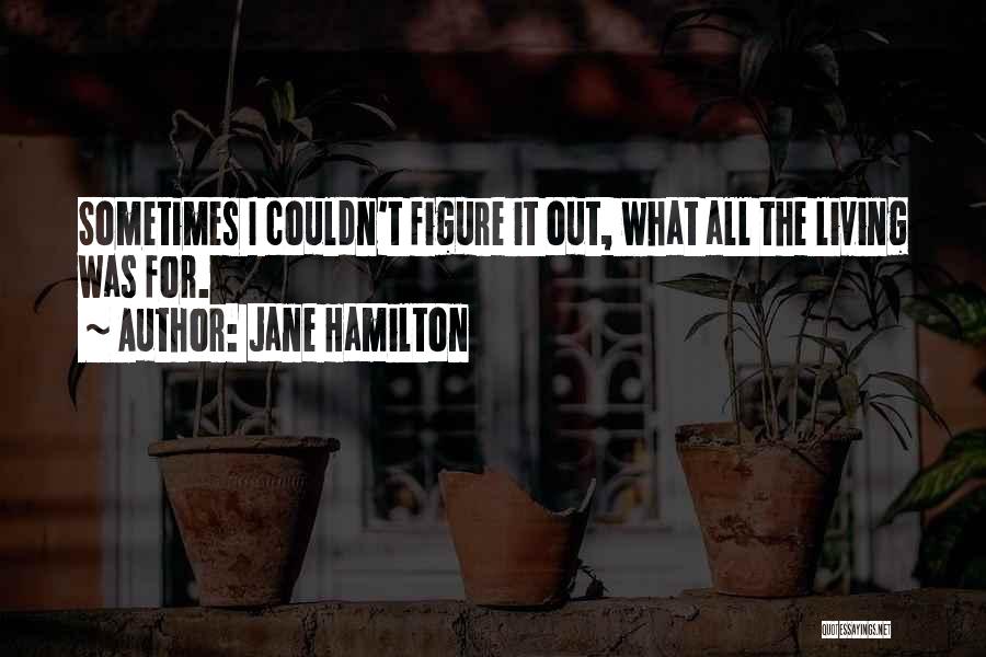 Kaybetme Quotes By Jane Hamilton