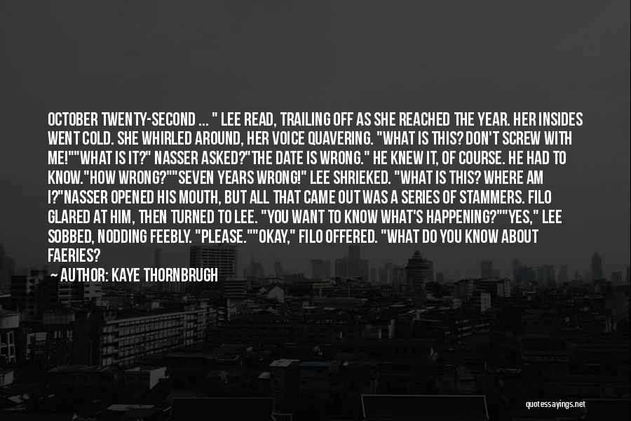 Kaye Thornbrugh Quotes 339978