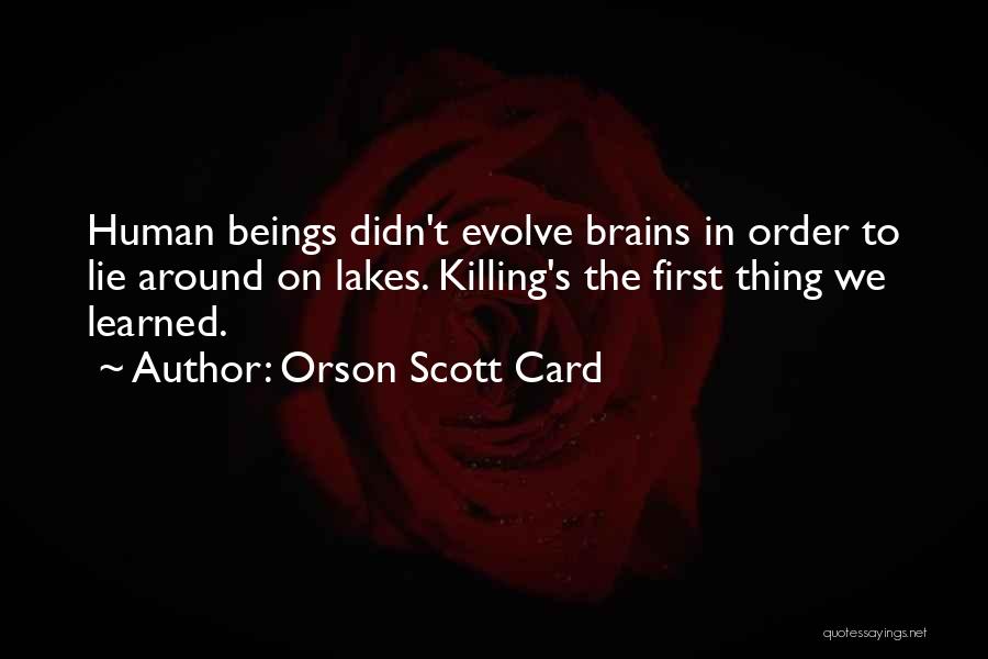 Kayfabe Eric Weinstein Quotes By Orson Scott Card