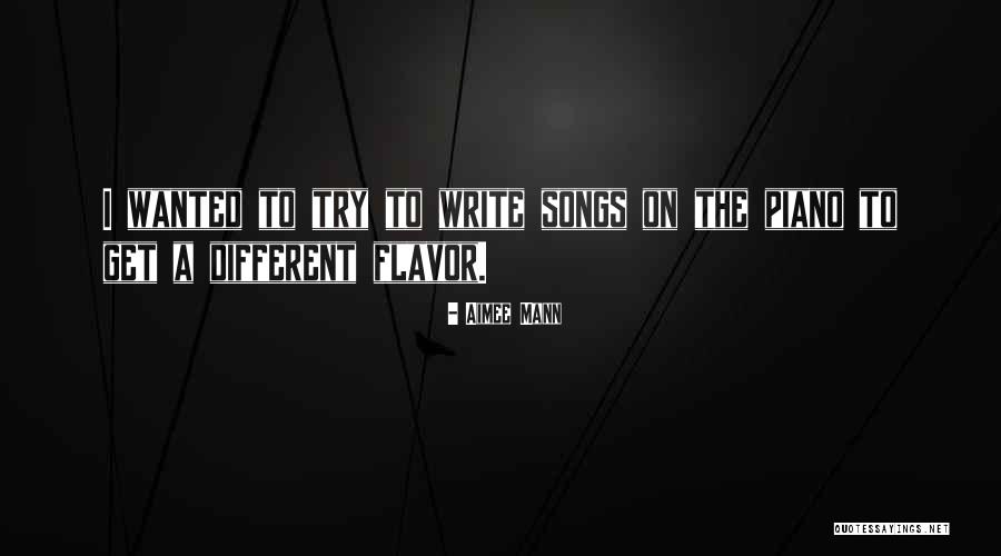 Kechi Quotes By Aimee Mann