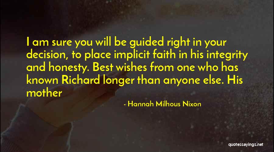 Keefes Ac Quotes By Hannah Milhous Nixon Keefes Ac Quotes By Hannah Milhous Nixon
