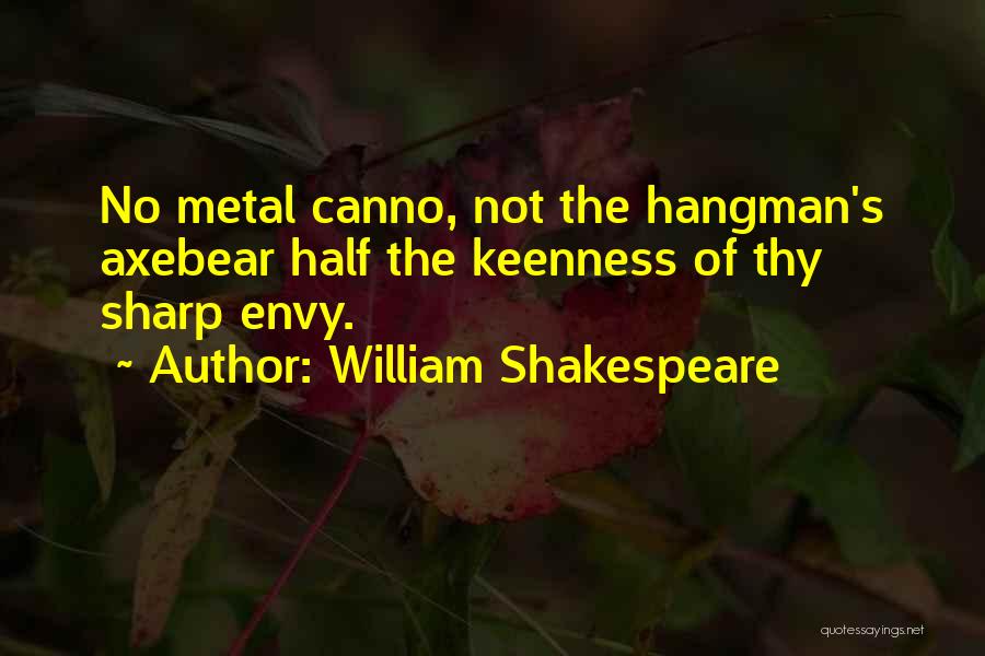 Keenness Quotes By William Shakespeare