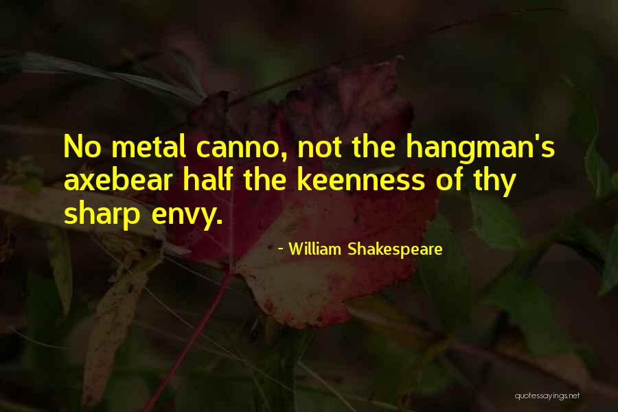 Keenness Quotes By William Shakespeare