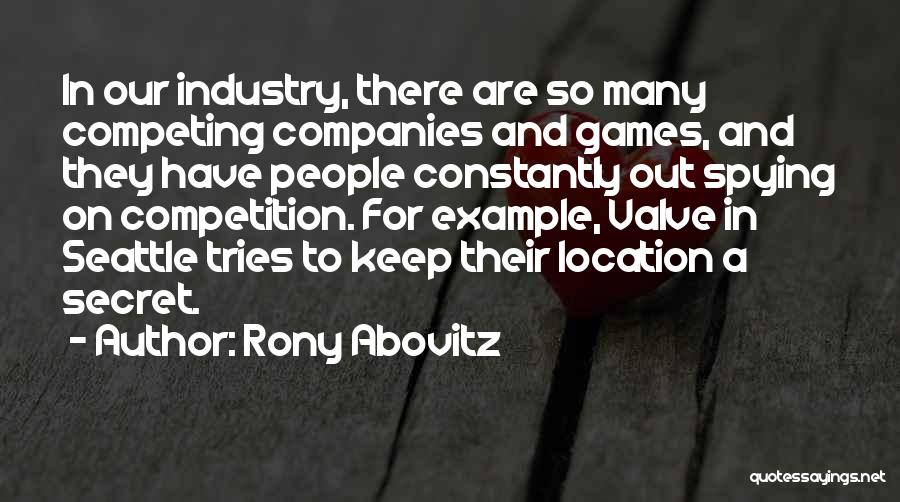 Keep Competing Quotes By Rony Abovitz